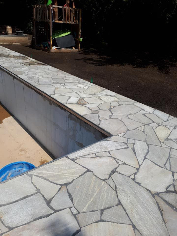 Polygonalplatten Grün ''Rio''