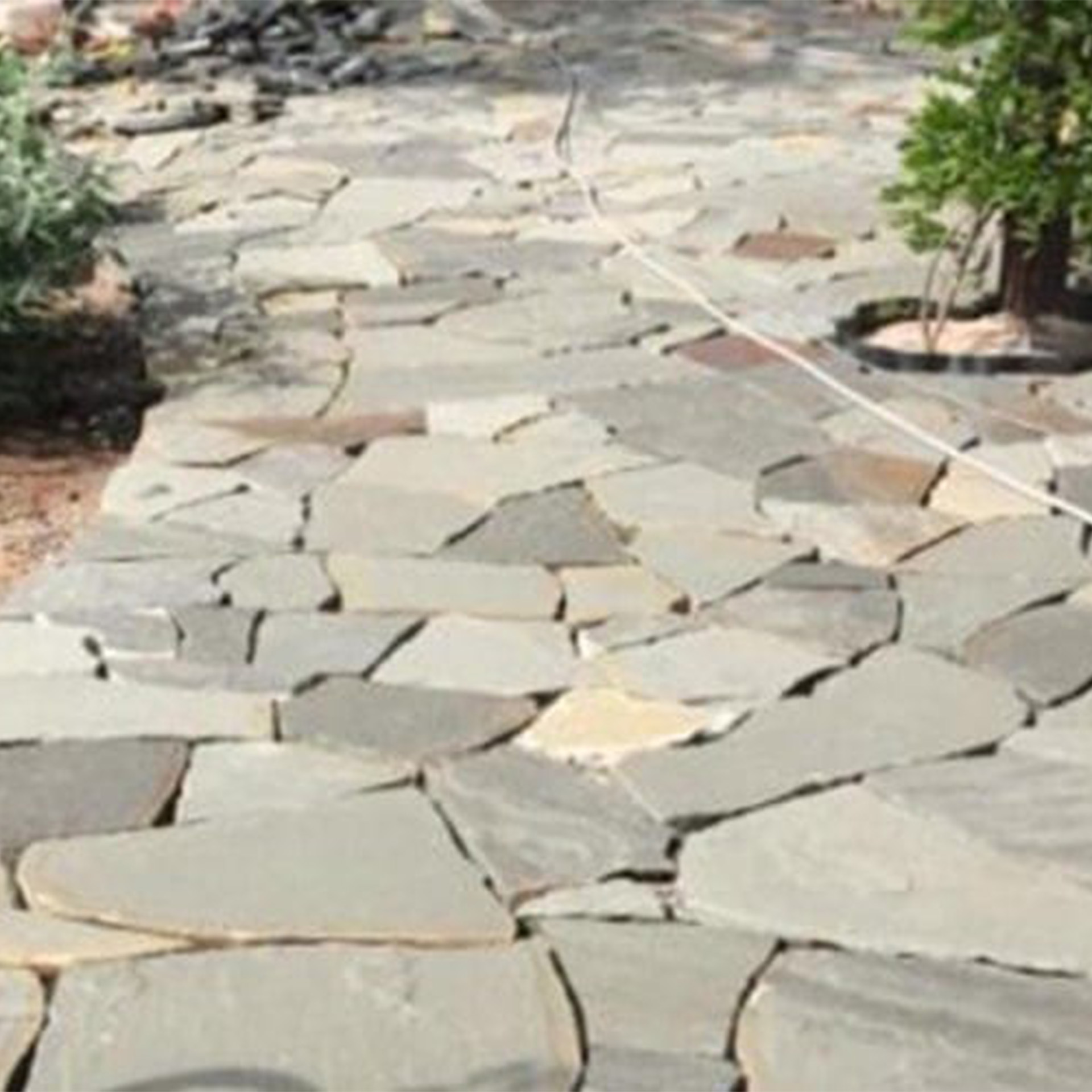 Polygonalplatten Sandstein Grau