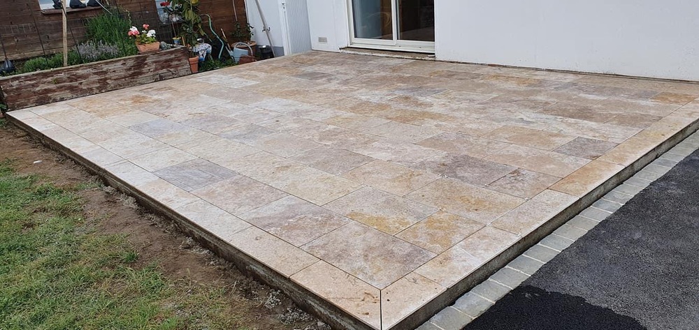 Terrassenbelag, Naturstein, Outdoor