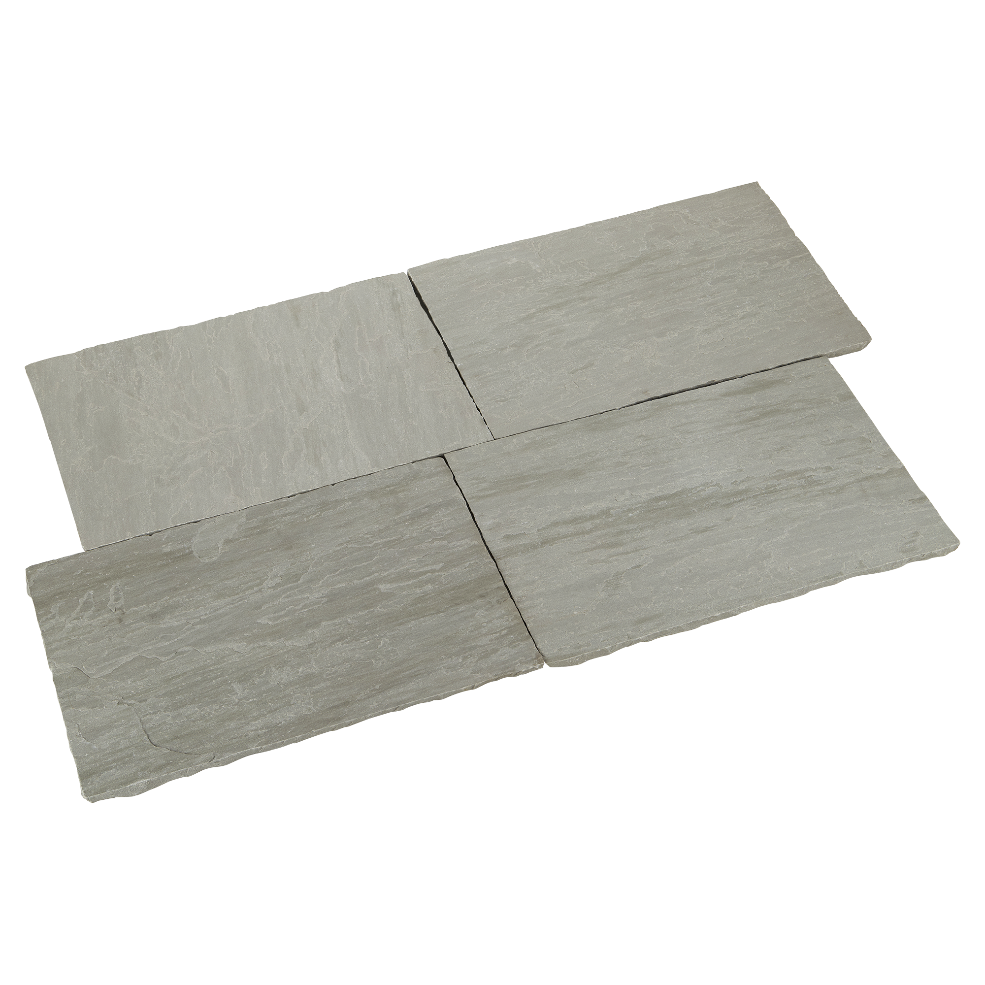 Terrassenplatten Sandstein India Grau