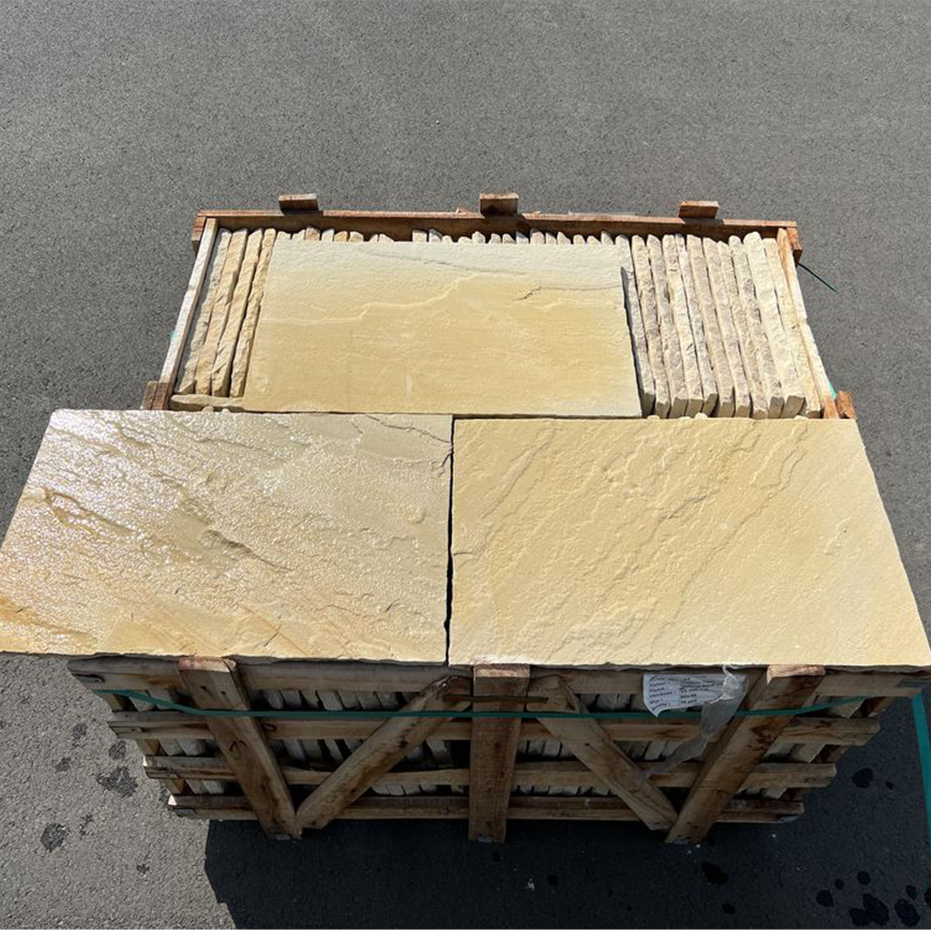 Terrassenplatten Sandsteinplatten India Mint