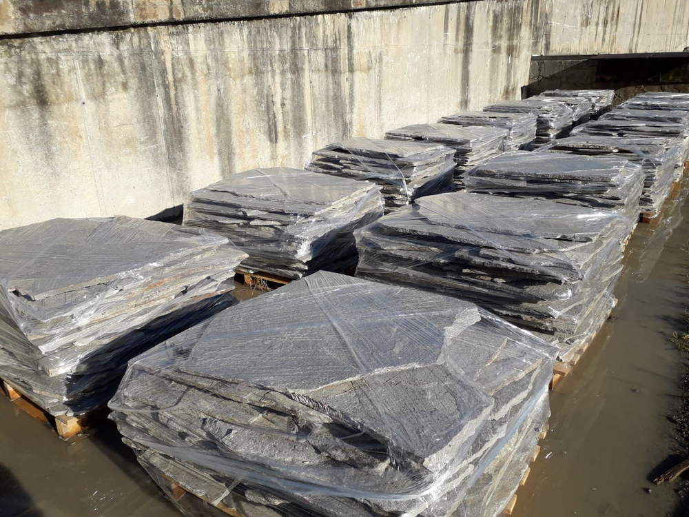 Polygonalplatten Grau ''Kavalla''