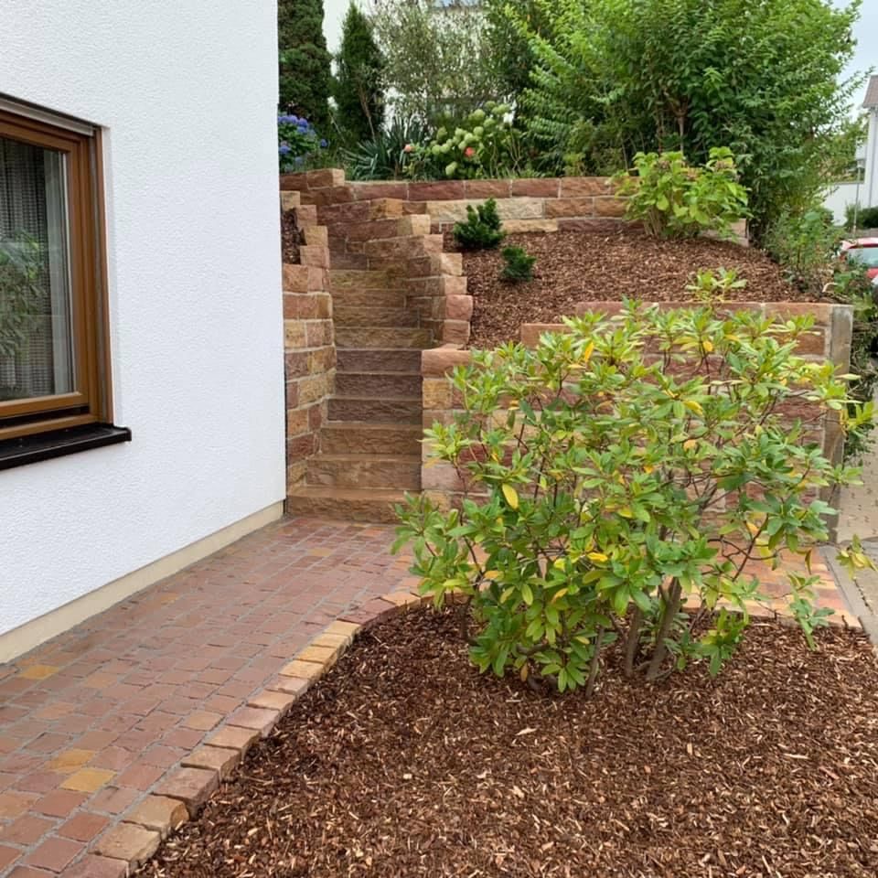 Pflasterstein – Sandstein India Rot