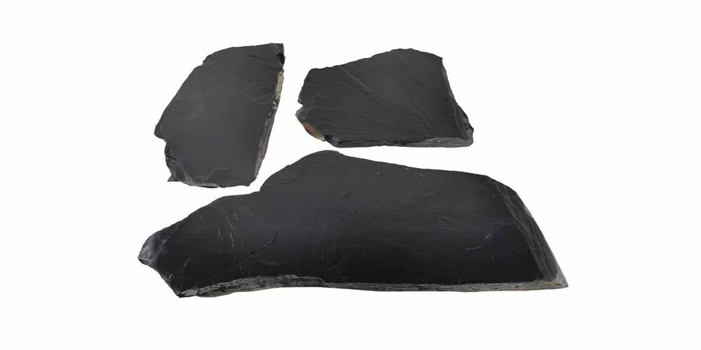 Polygonalplatten Schwarz ''Schiefer''