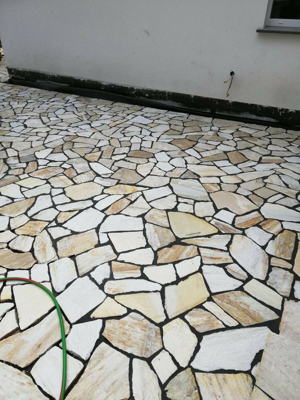 Polygonalplatten Weiß ''Triana''