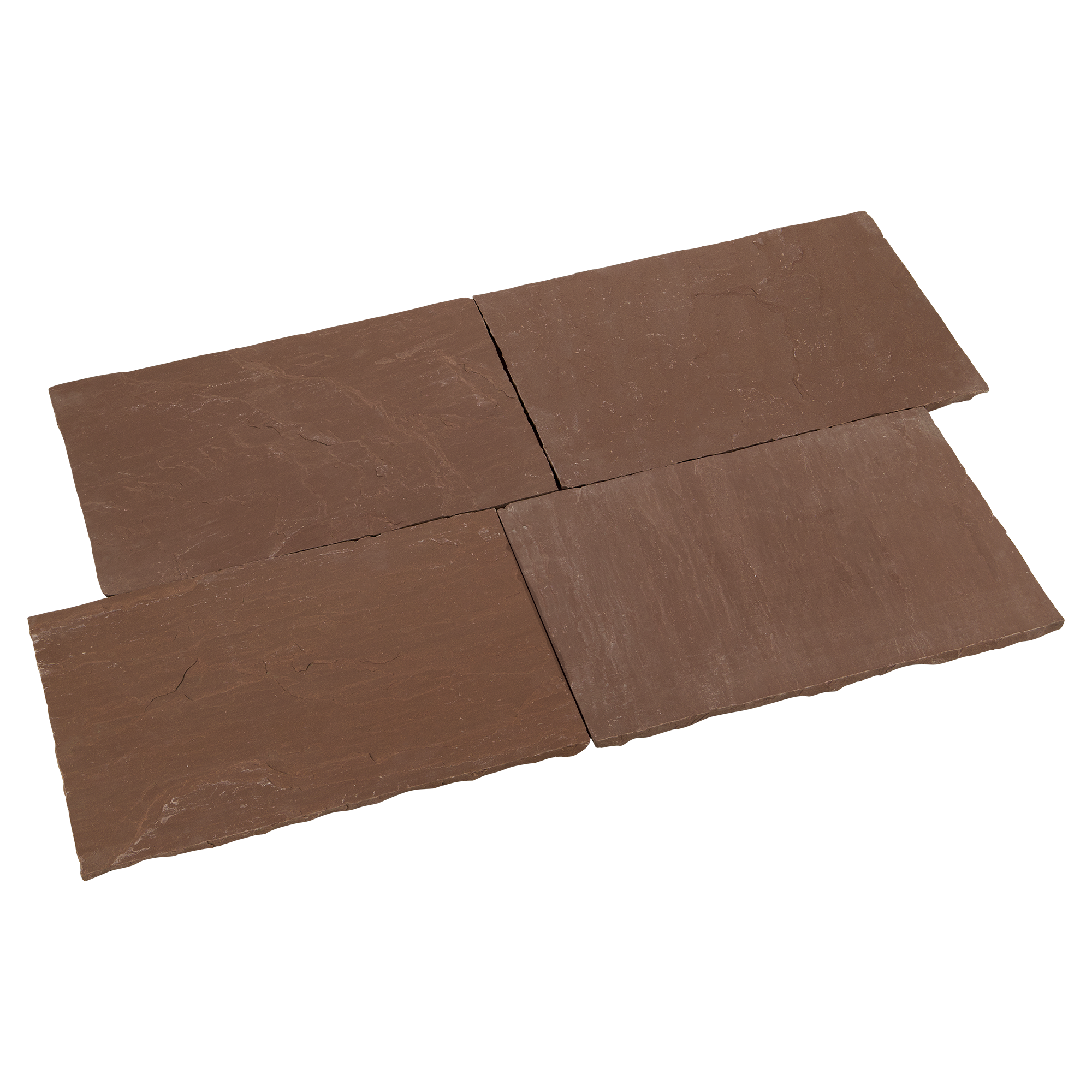 Terrassenplatten Sandstein India Rot