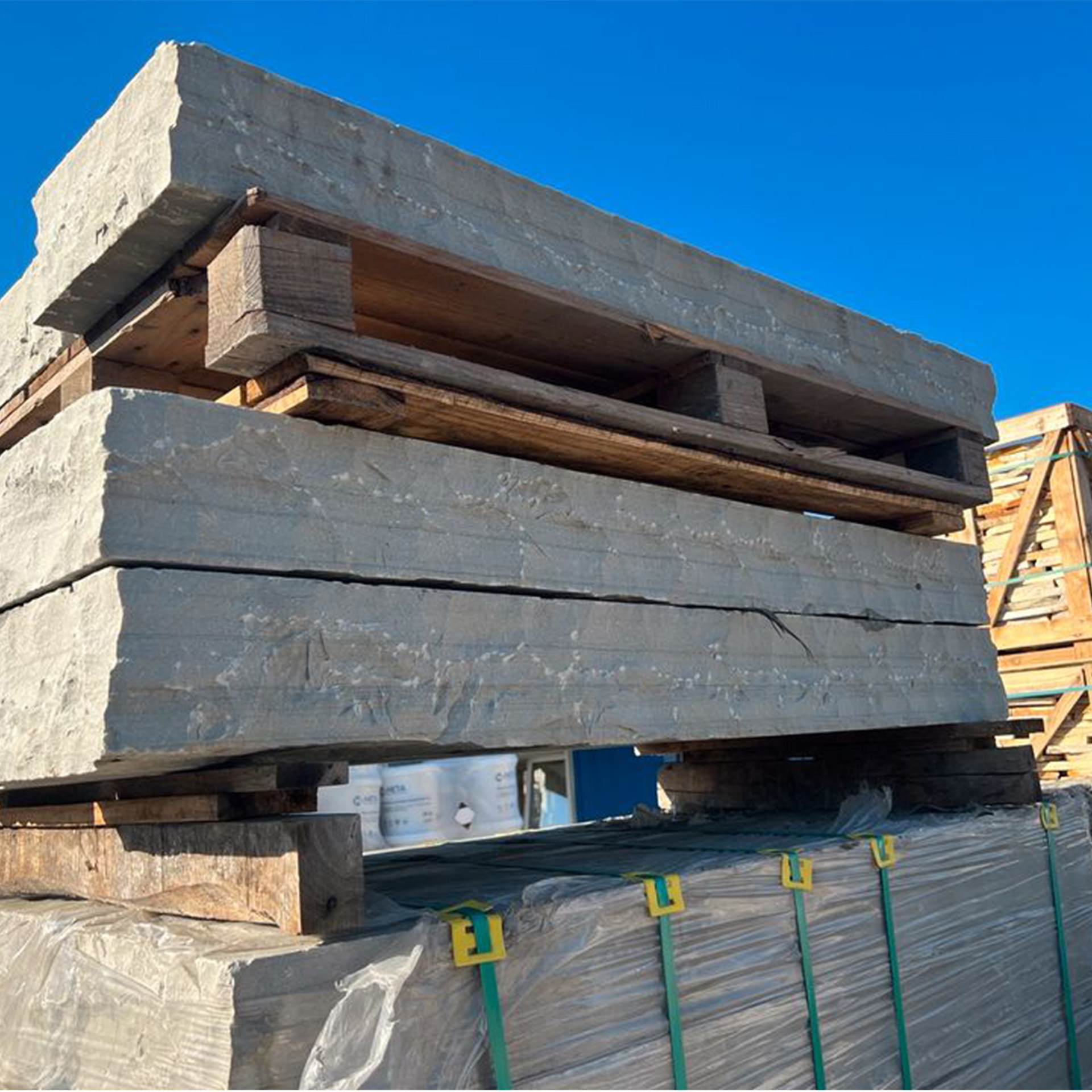 Blockstufen India Grey