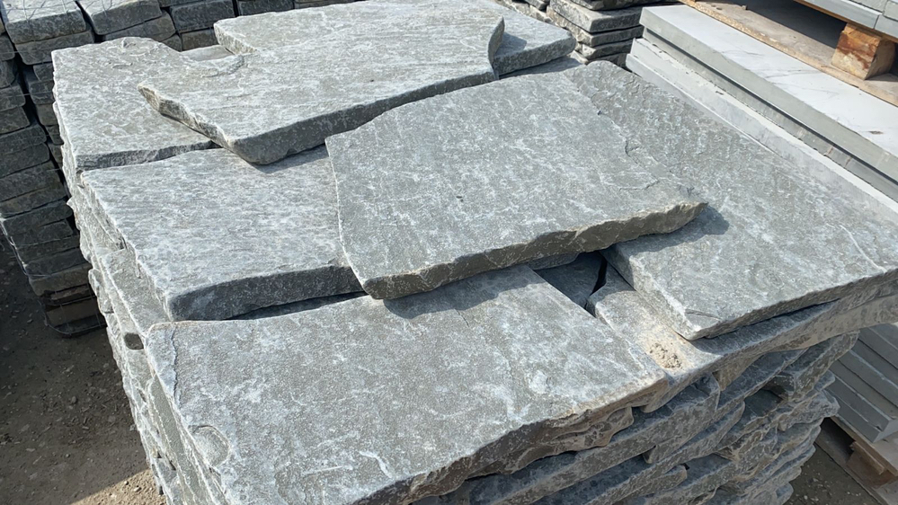 Polygonalplatten Grau ''Antik''