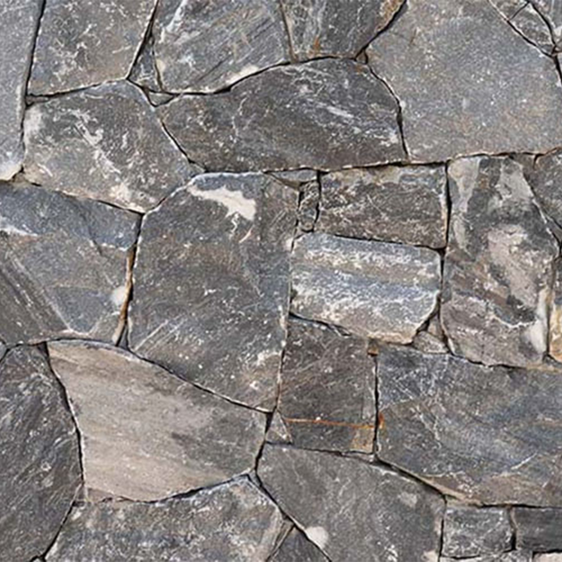 Naturstein Verblender Schwarz “Evenos”