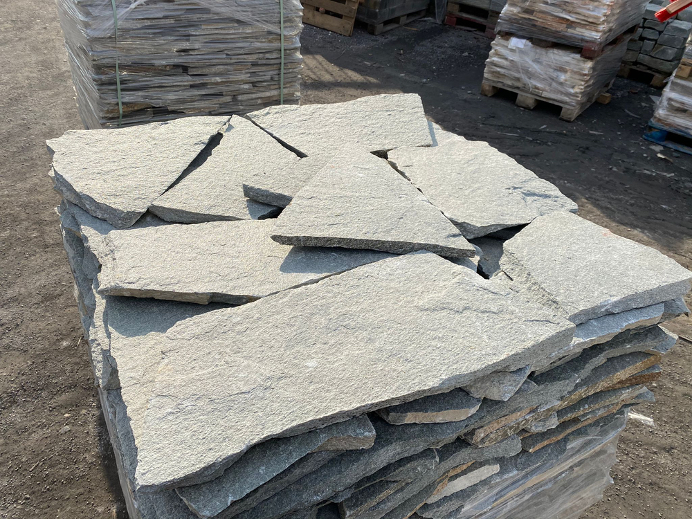 Polygonalplatten Grau ''Kavalla''