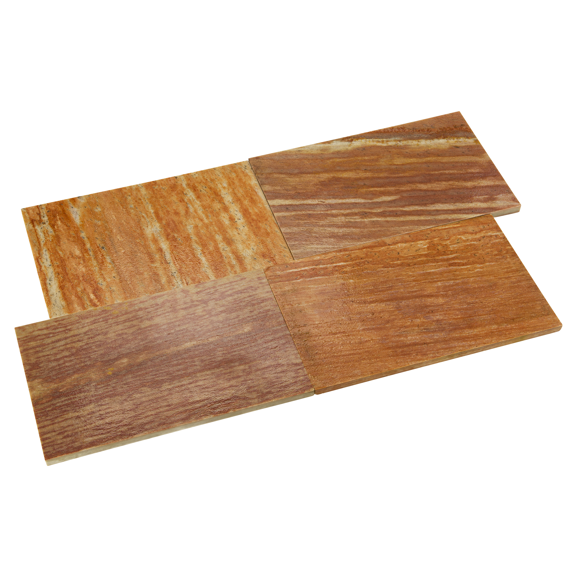 Terrassenplatten Quarzitplatten Rio Rosa