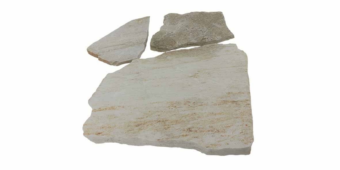 Polygonalplatten Weiß ''Triana''