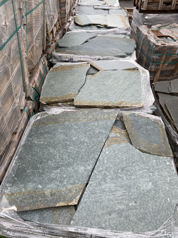 Polygonalplatten Karystos Grün