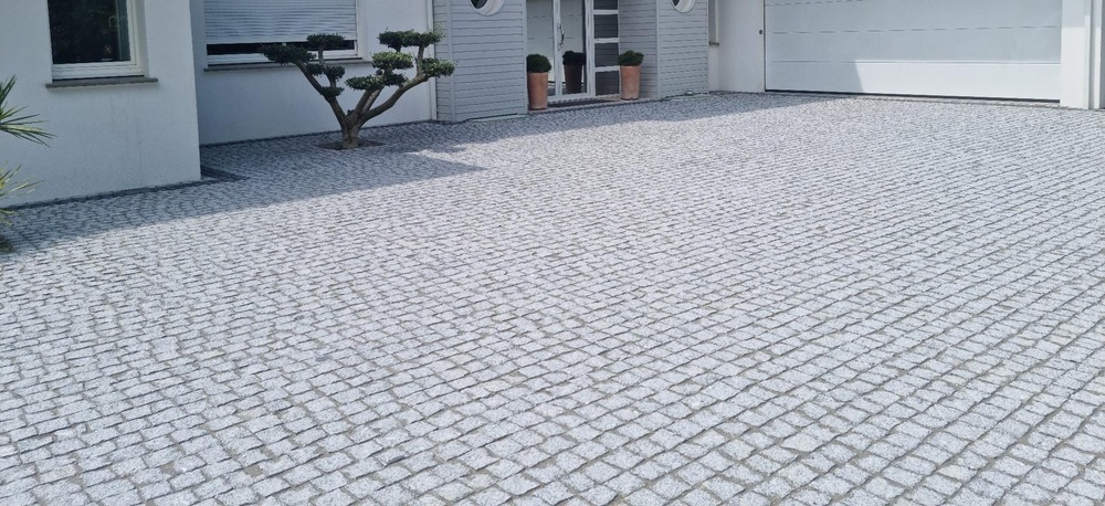 Einfahrt Kopfsteinpflaster