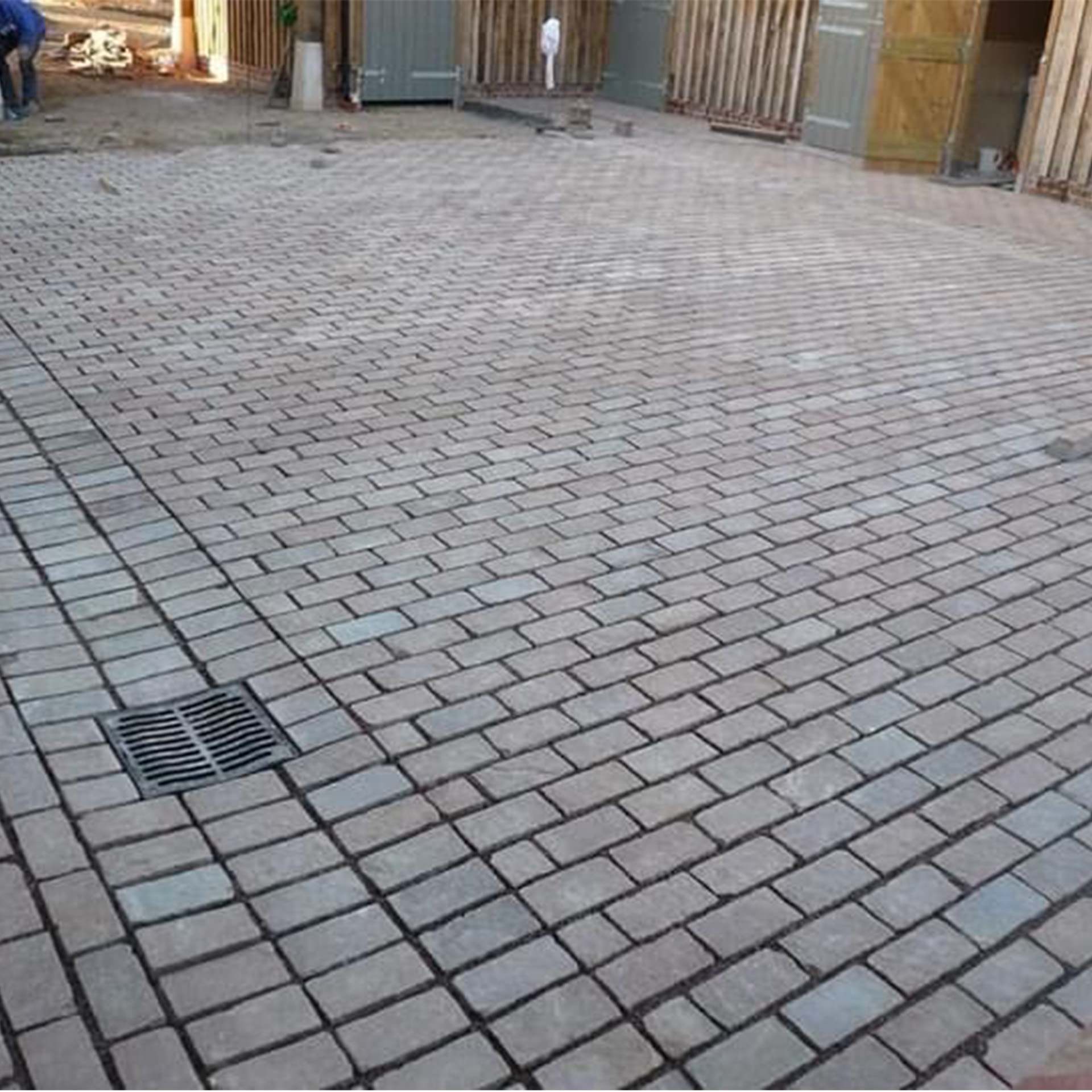 Pflasterstein – Sandstein India Braun