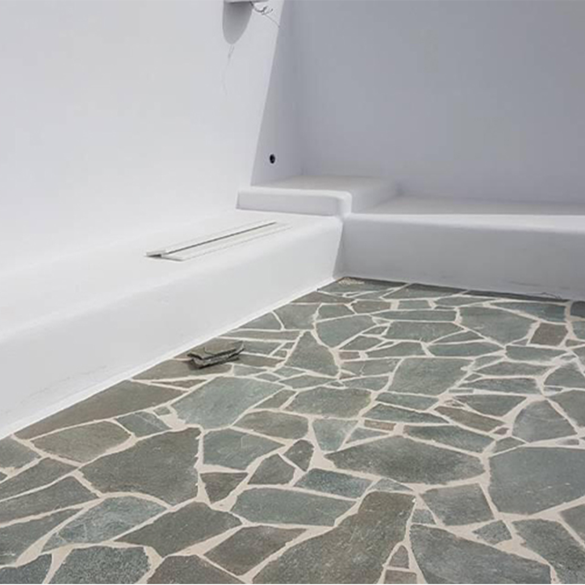 Polygonalplatten Karystos Blau