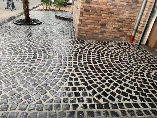 Pflasterstein Terrasse