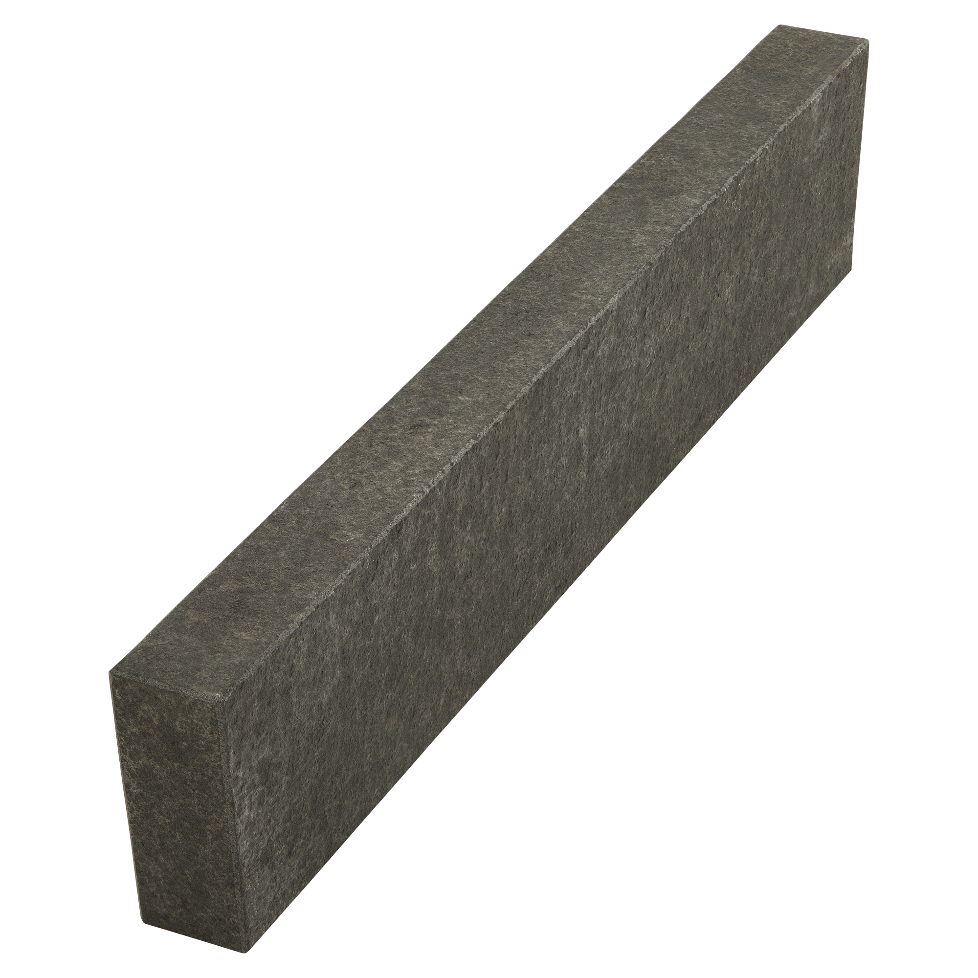 Randsteine aus Basalt geflammt