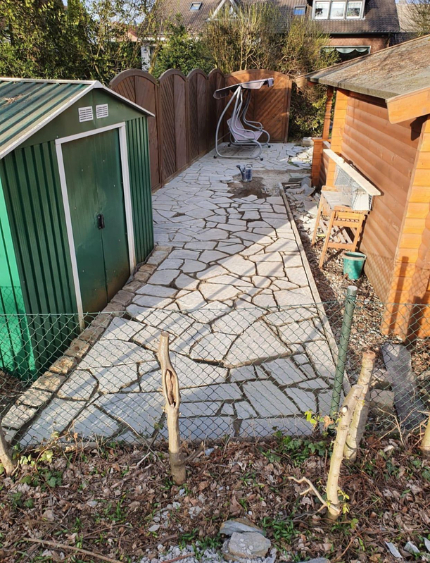 Polygonalplatten Grau ''Kavalla''