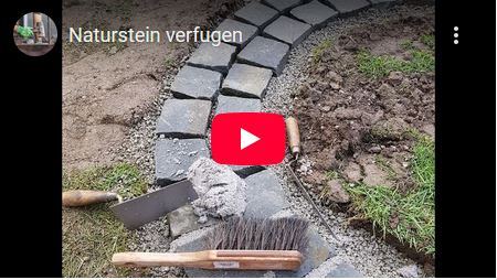 Naturstein verfugen