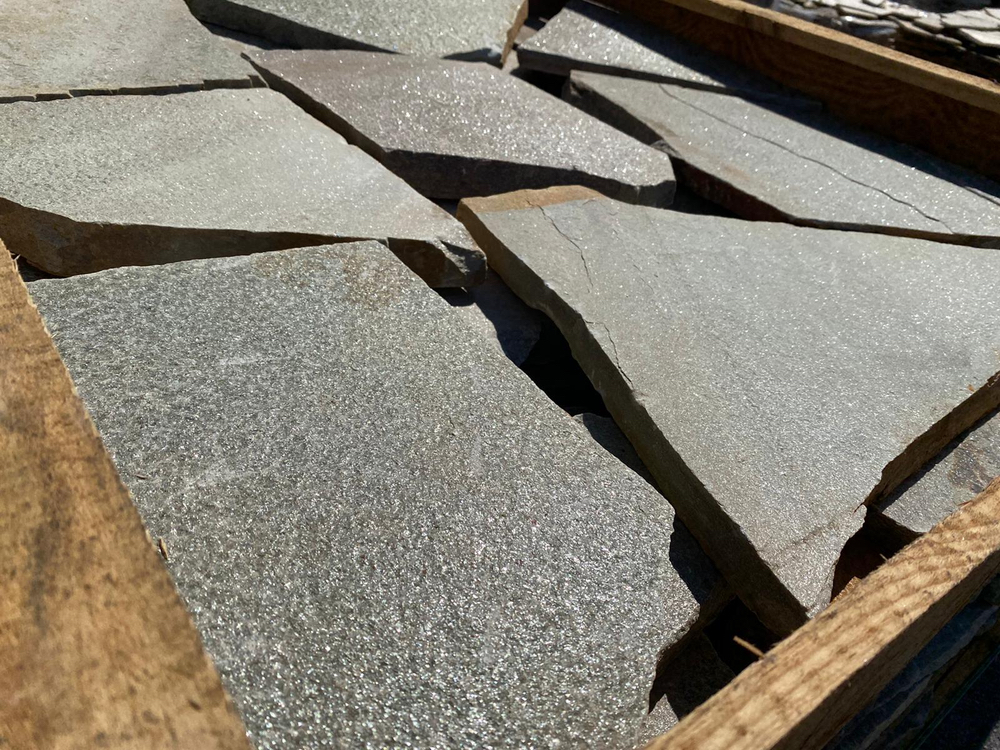 Polygonalplatten Grün ''Rio''