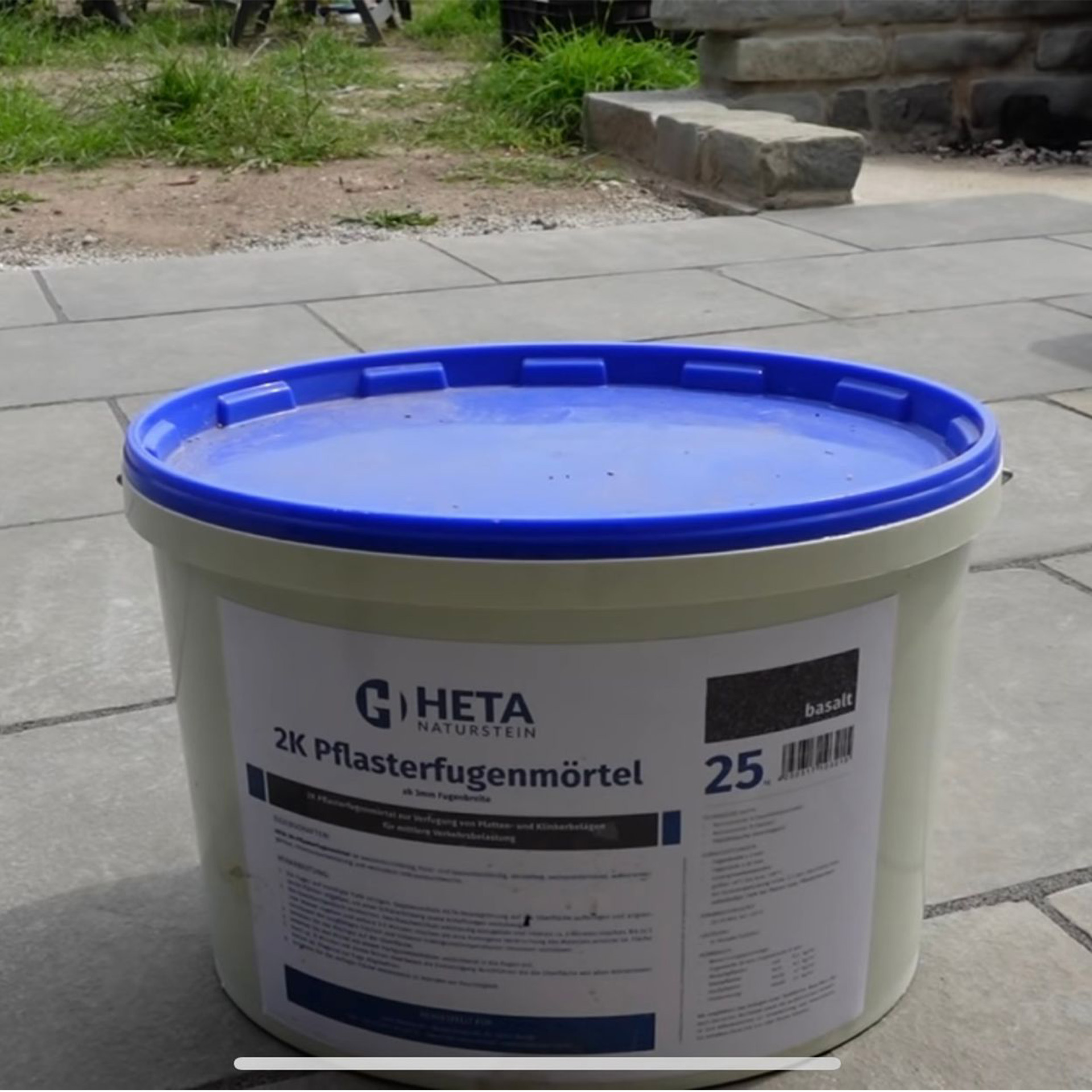 Terrassenplatten Antik Grau geflammt