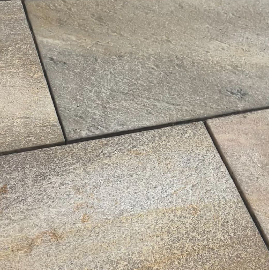 Terrassenplatten Quarzitplatten Rio Gelb