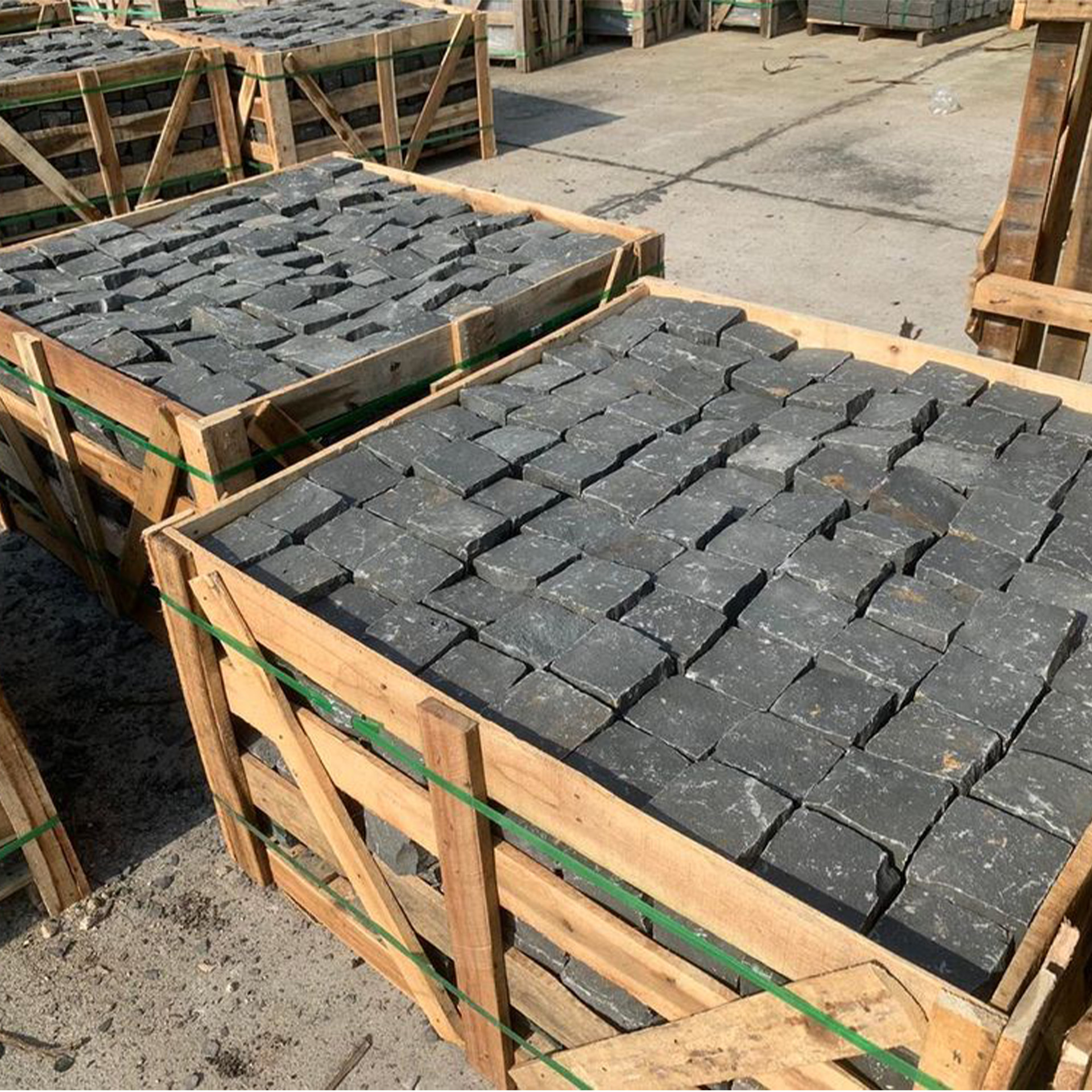 Pflasterstein Basalt Schwarz