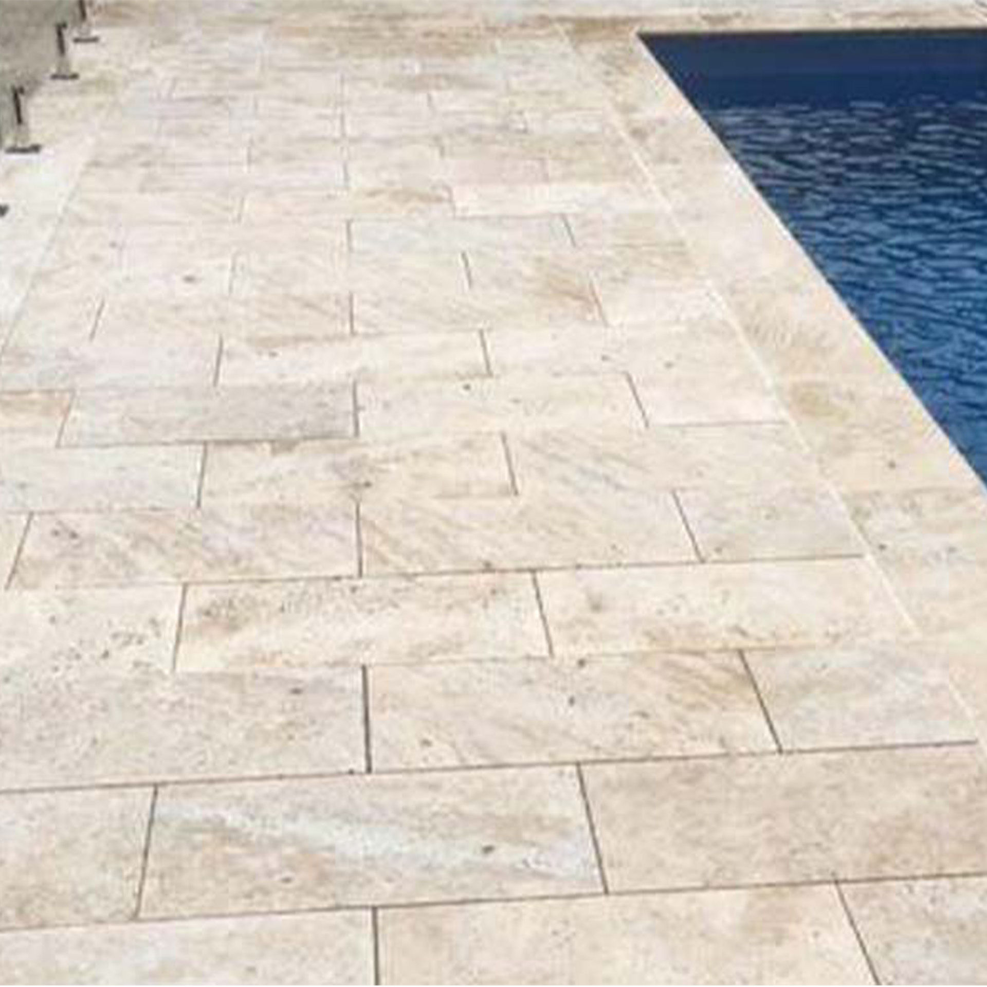 Terrassenplatten Travertin Classic