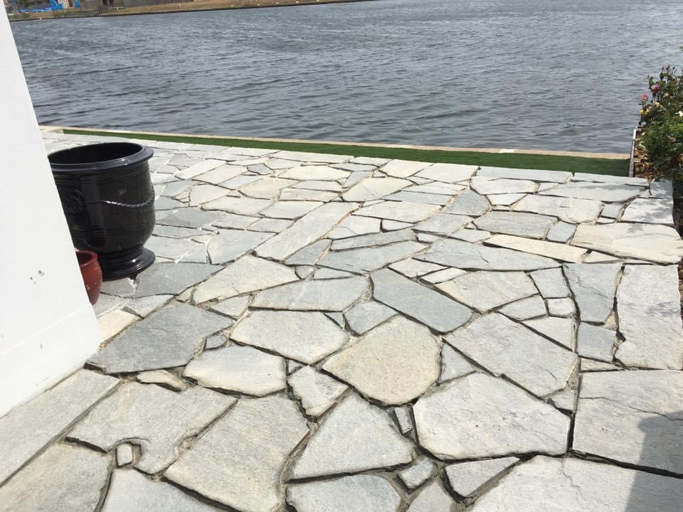 Polygonalplatten Grau ''Kavalla''