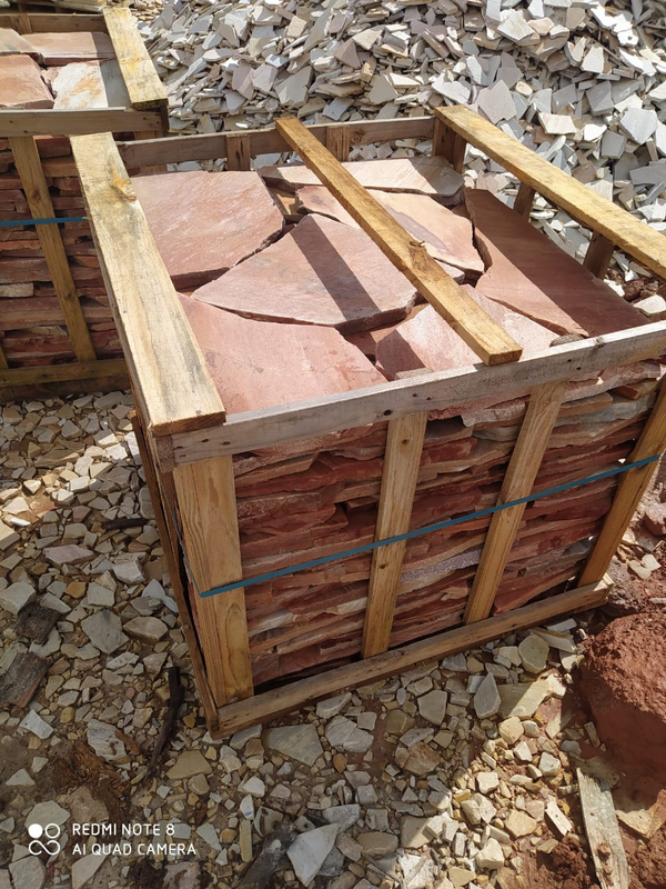 Polygonalplatten Rosa ''Rio''