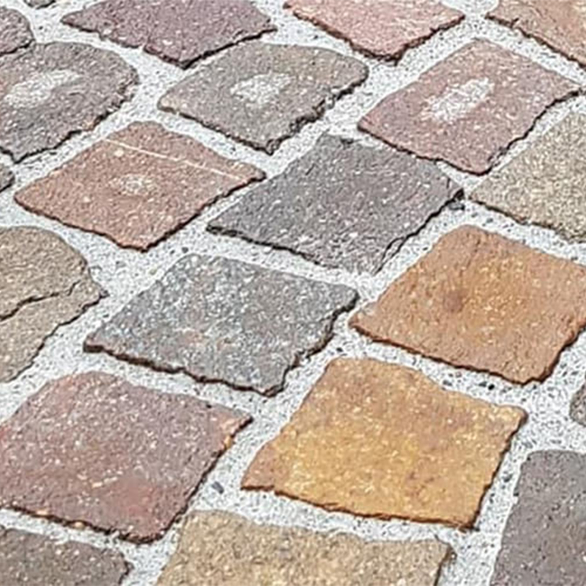 Pflastersteine Rot Porphyr