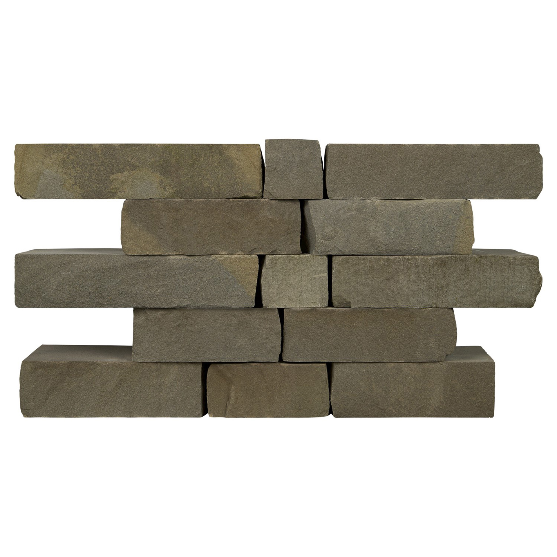 Mauersteine Grau Sandstein