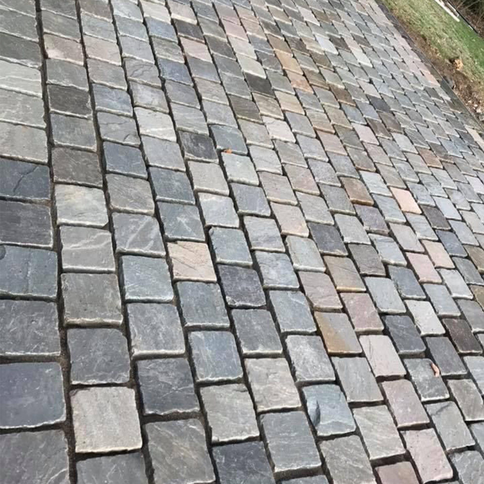 Pflasterstein – Sandstein India Grau