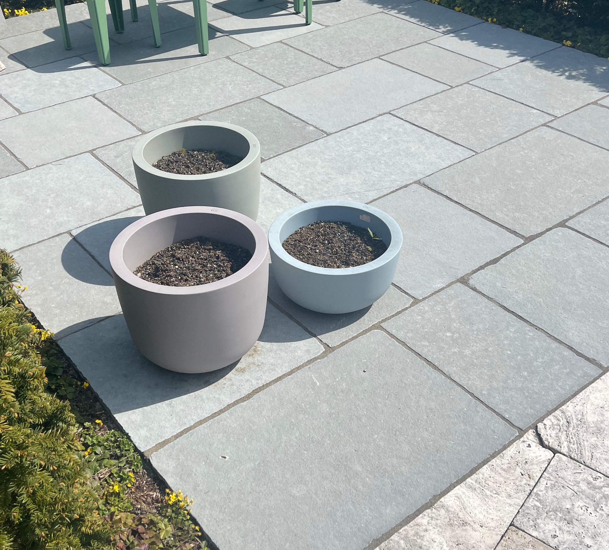 Terrassenplatten Kalksteinplatten Tundra Grau