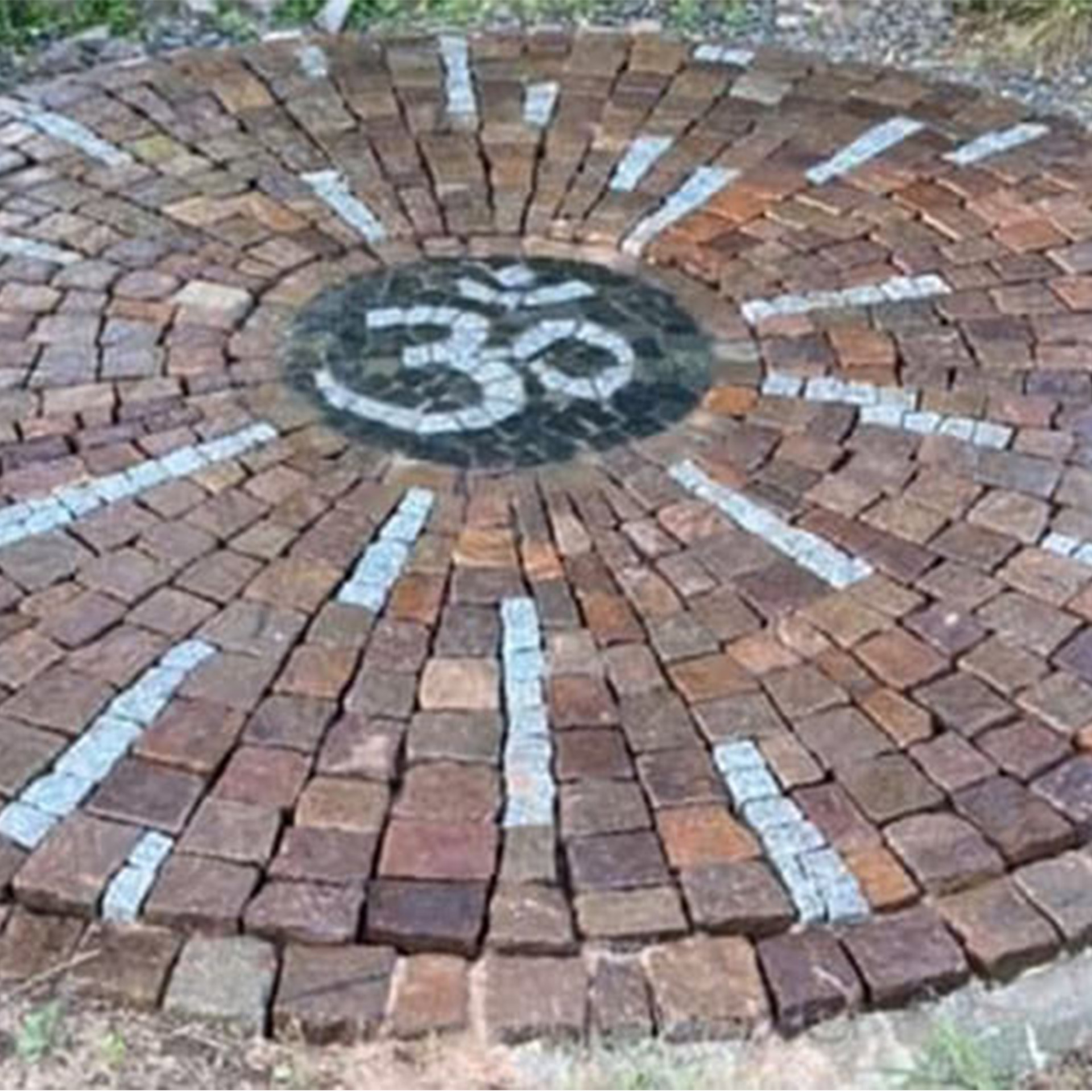 Pflastersteine Rot Porphyr