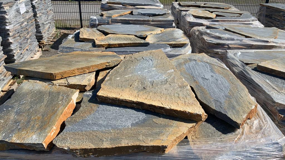 Polygonalplatten Blau ''Pilio''