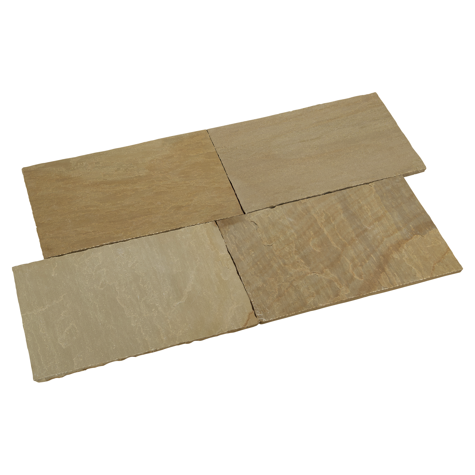 Terrassenplatten Sandsteinplatten India Gelb