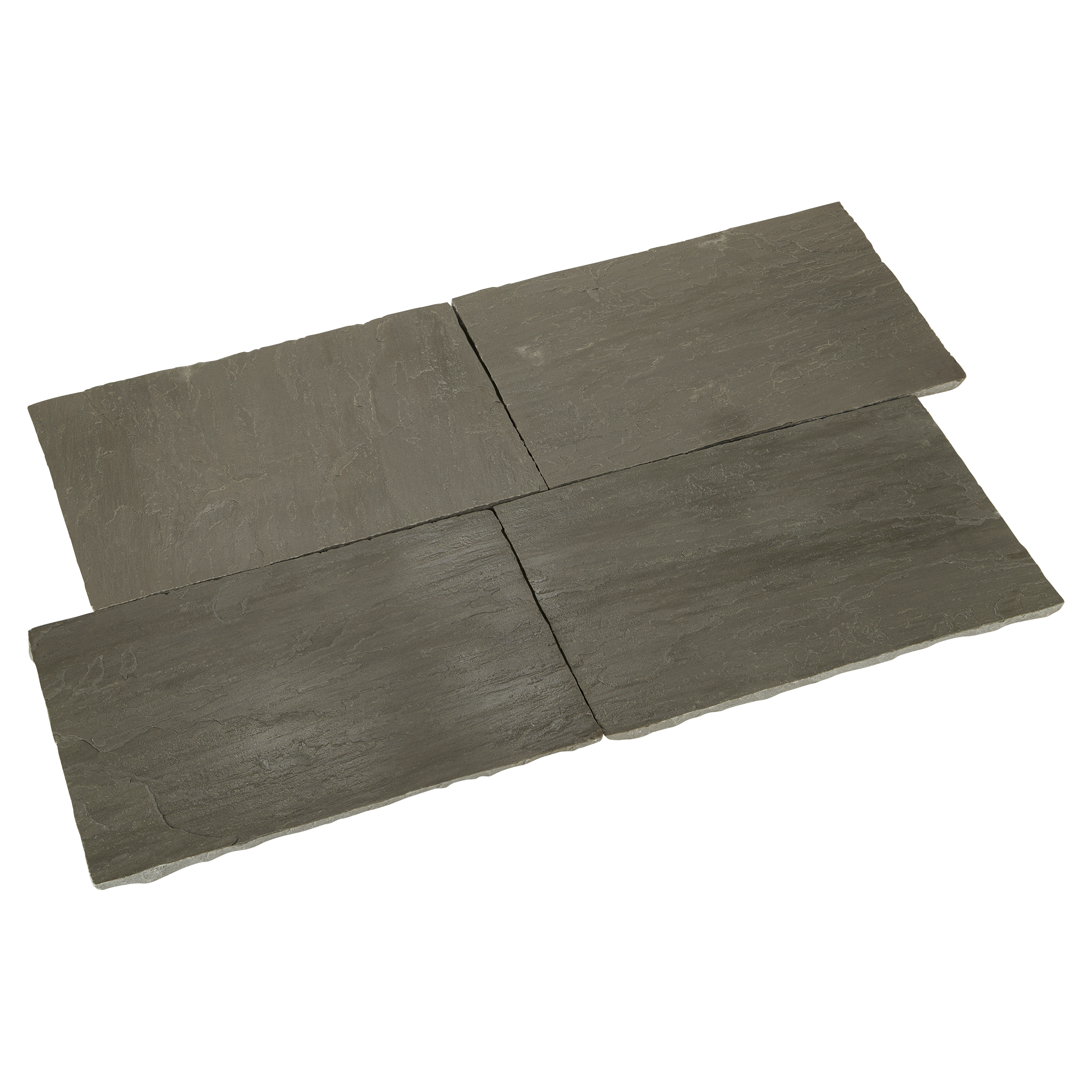 Terrassenplatten Sandstein India Grau