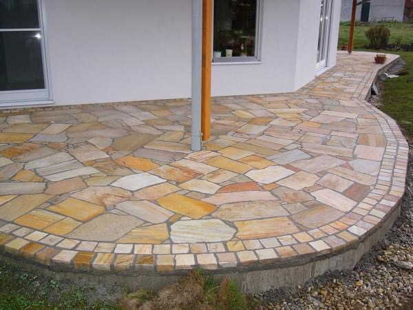 Polygonalplatten Gelb ''Rio''