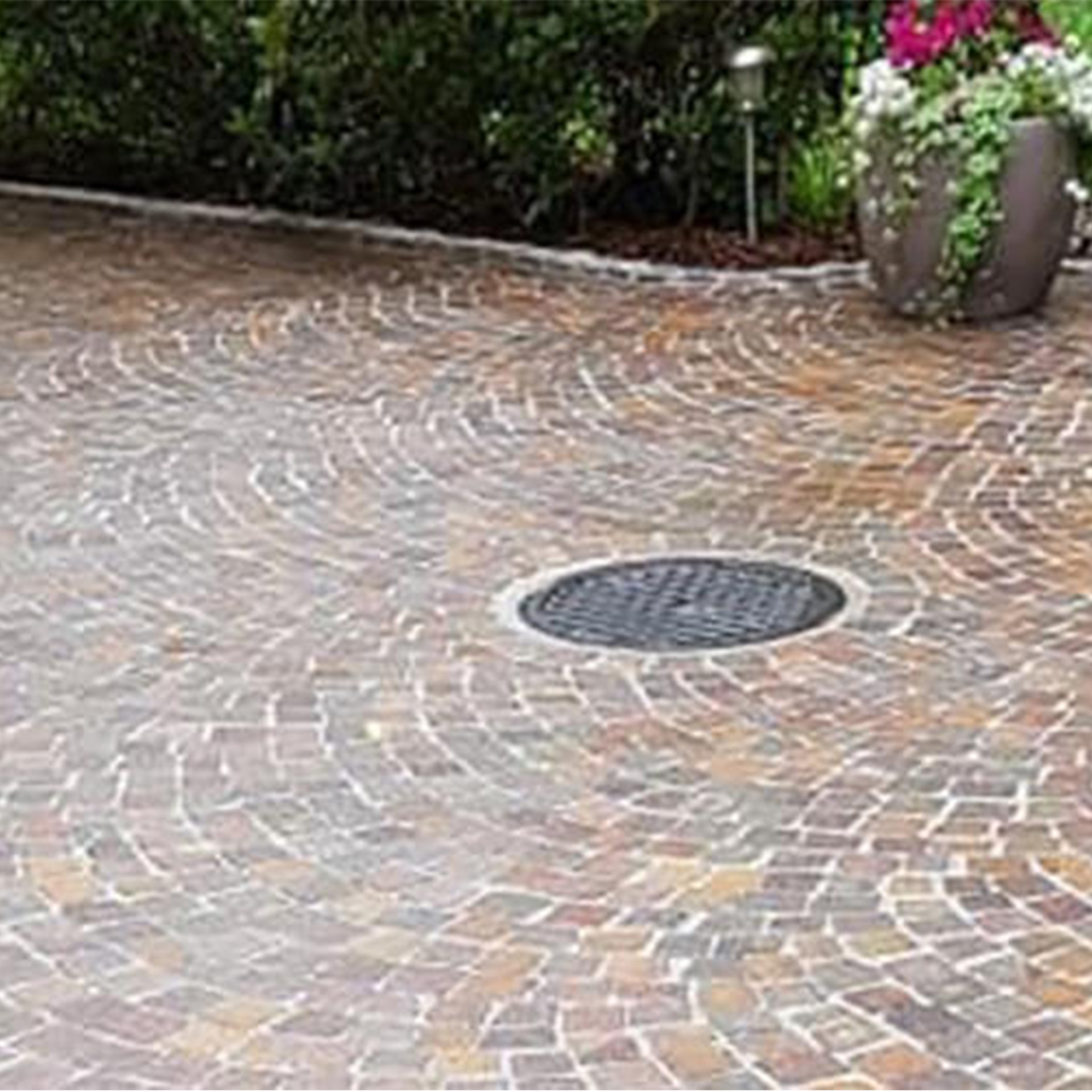 Pflastersteine Rot Porphyr