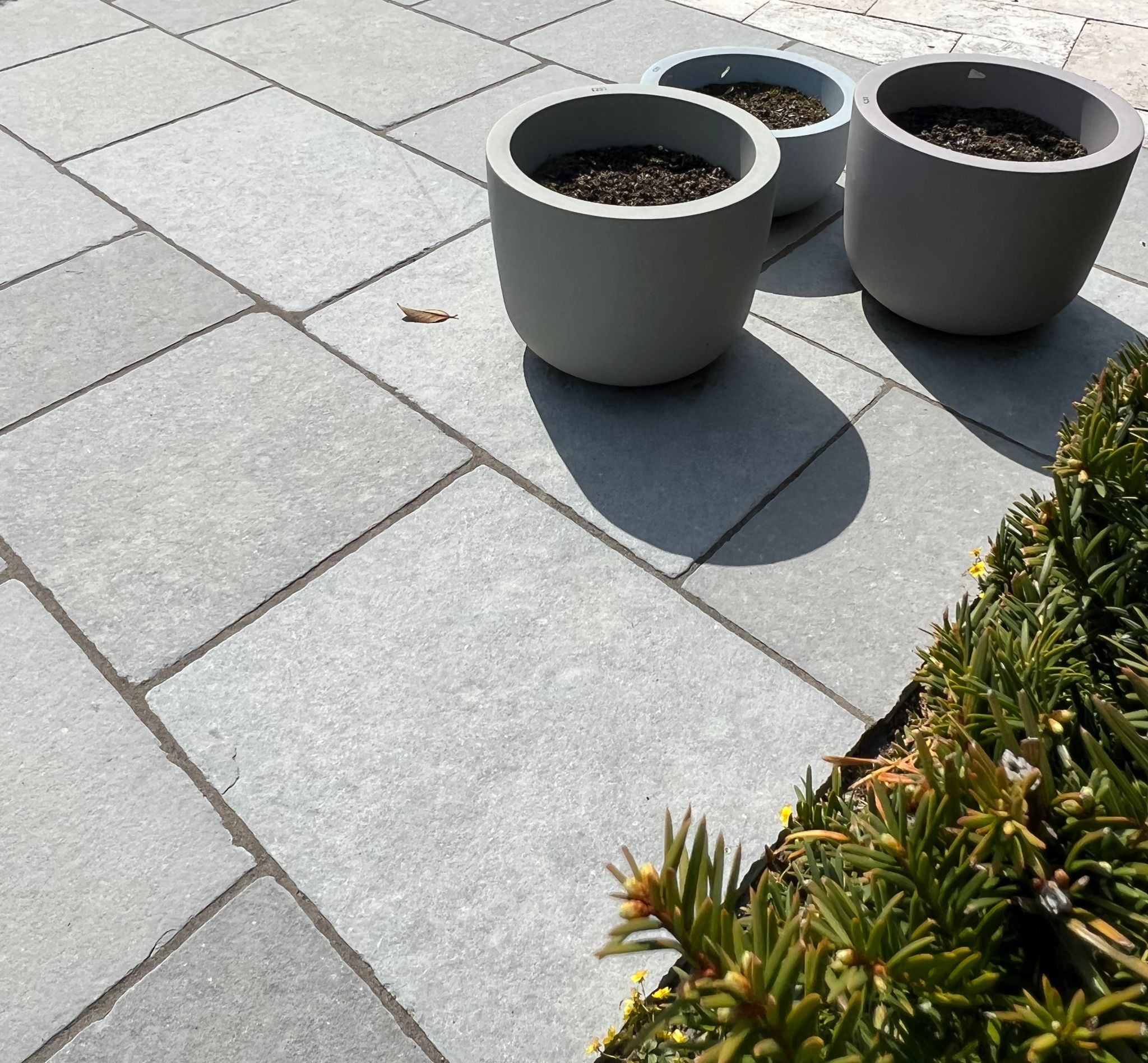 Terrassenplatten Kalksteinplatten Tundra Grau