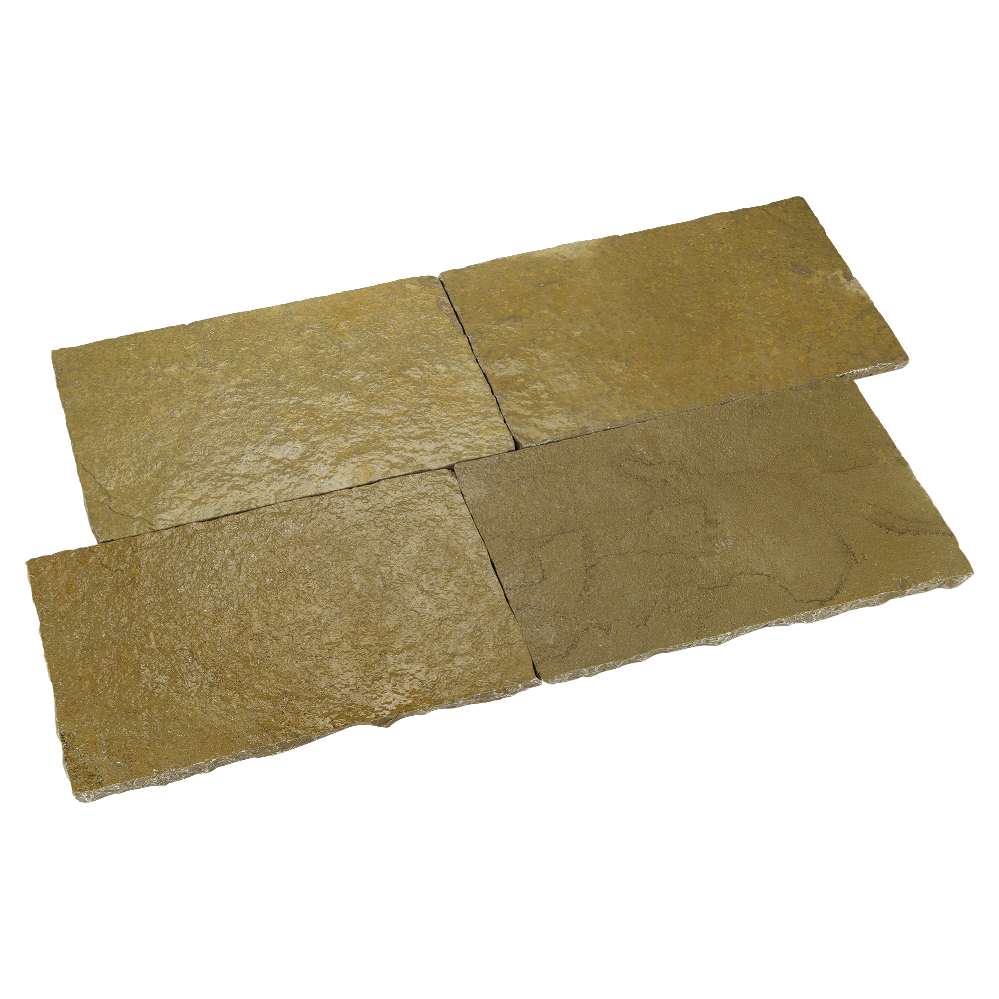 Terrassenplatten Kalksteinplatten Tundra Gelb