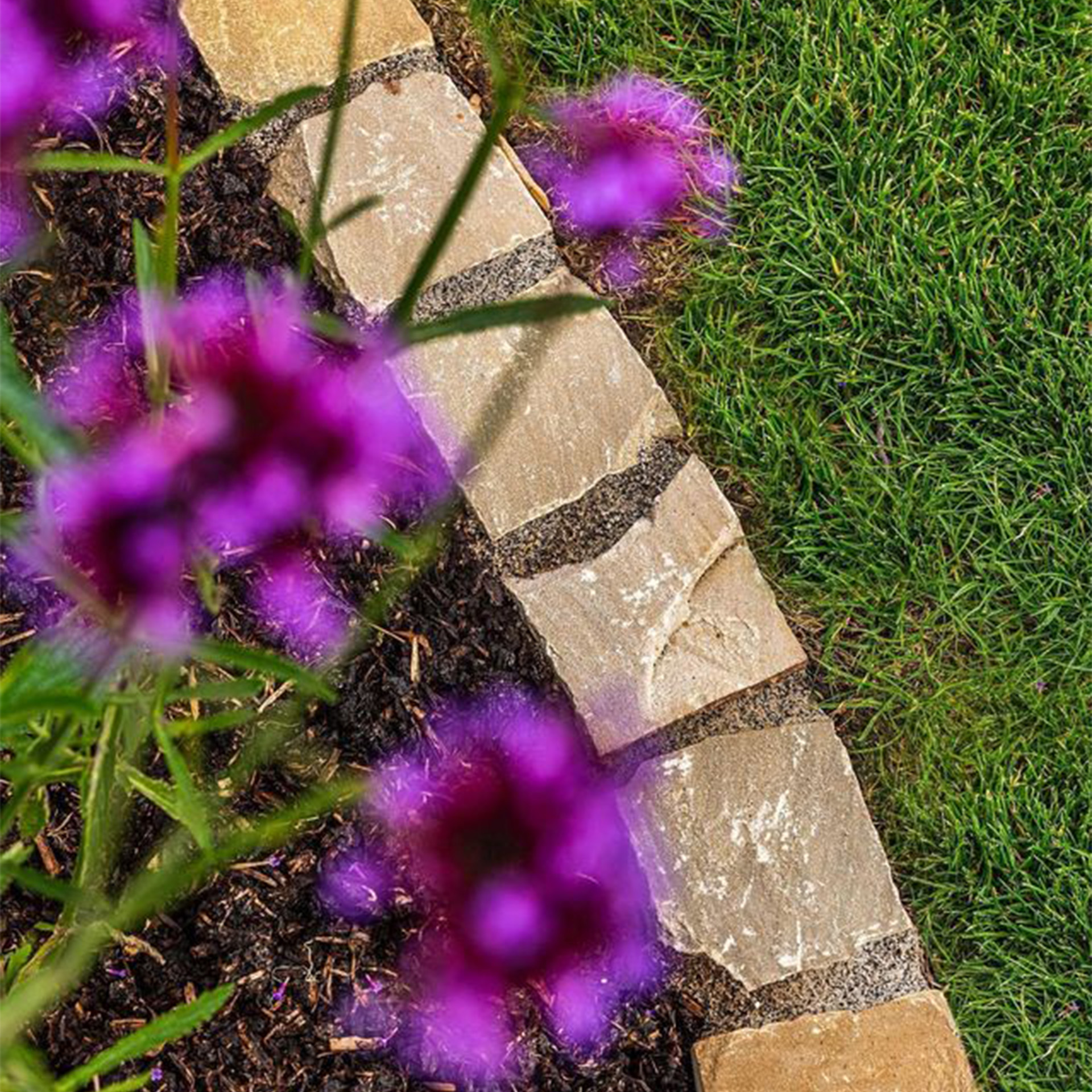 Pflasterstein – Sandstein India Gelb