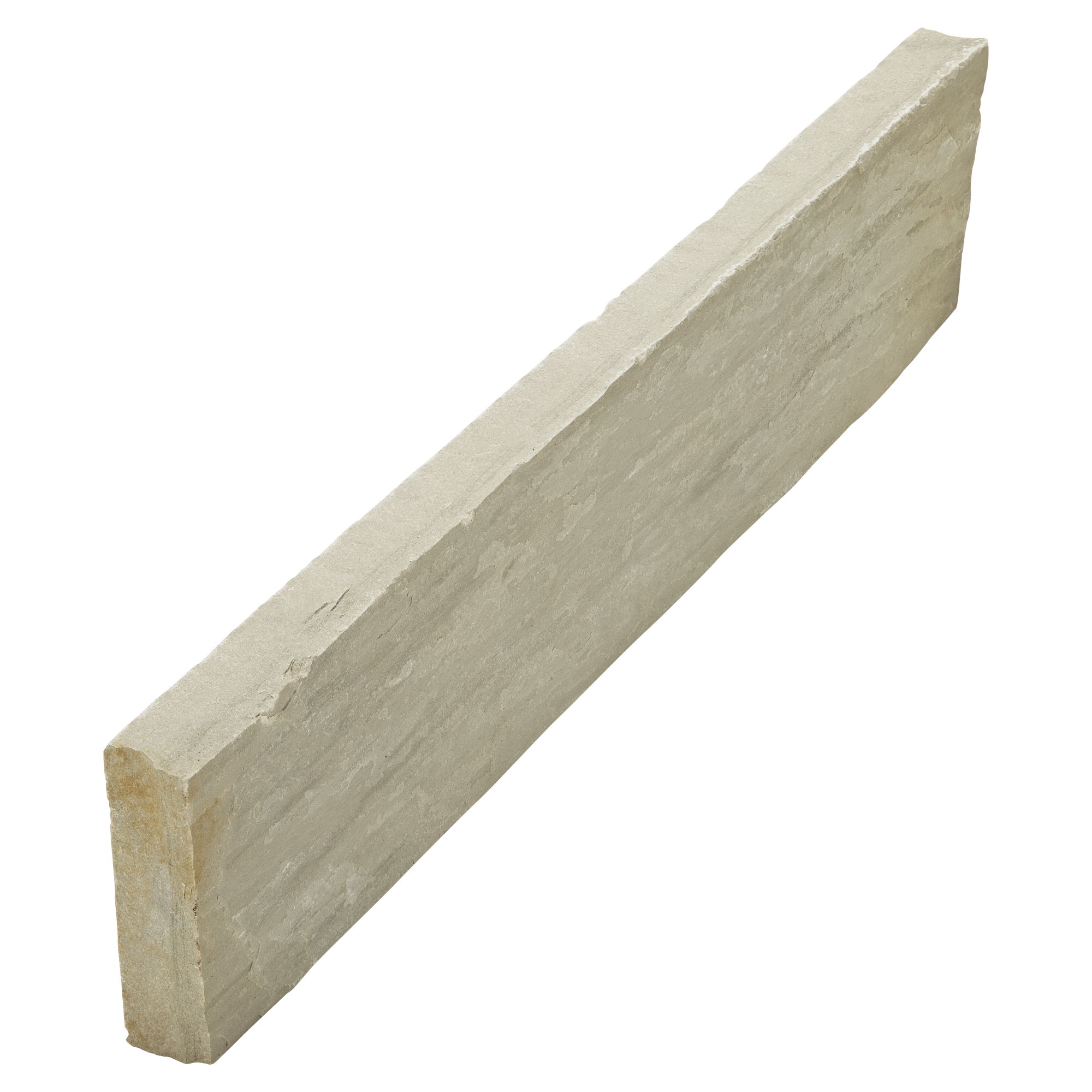 Randsteine Quarzarenit India Grau