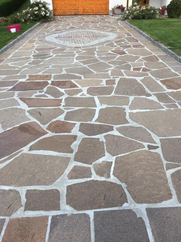 Polygonalplatten Porphyr