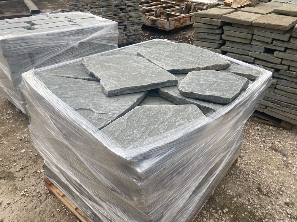 Polygonalplatten Grau ''Antik''