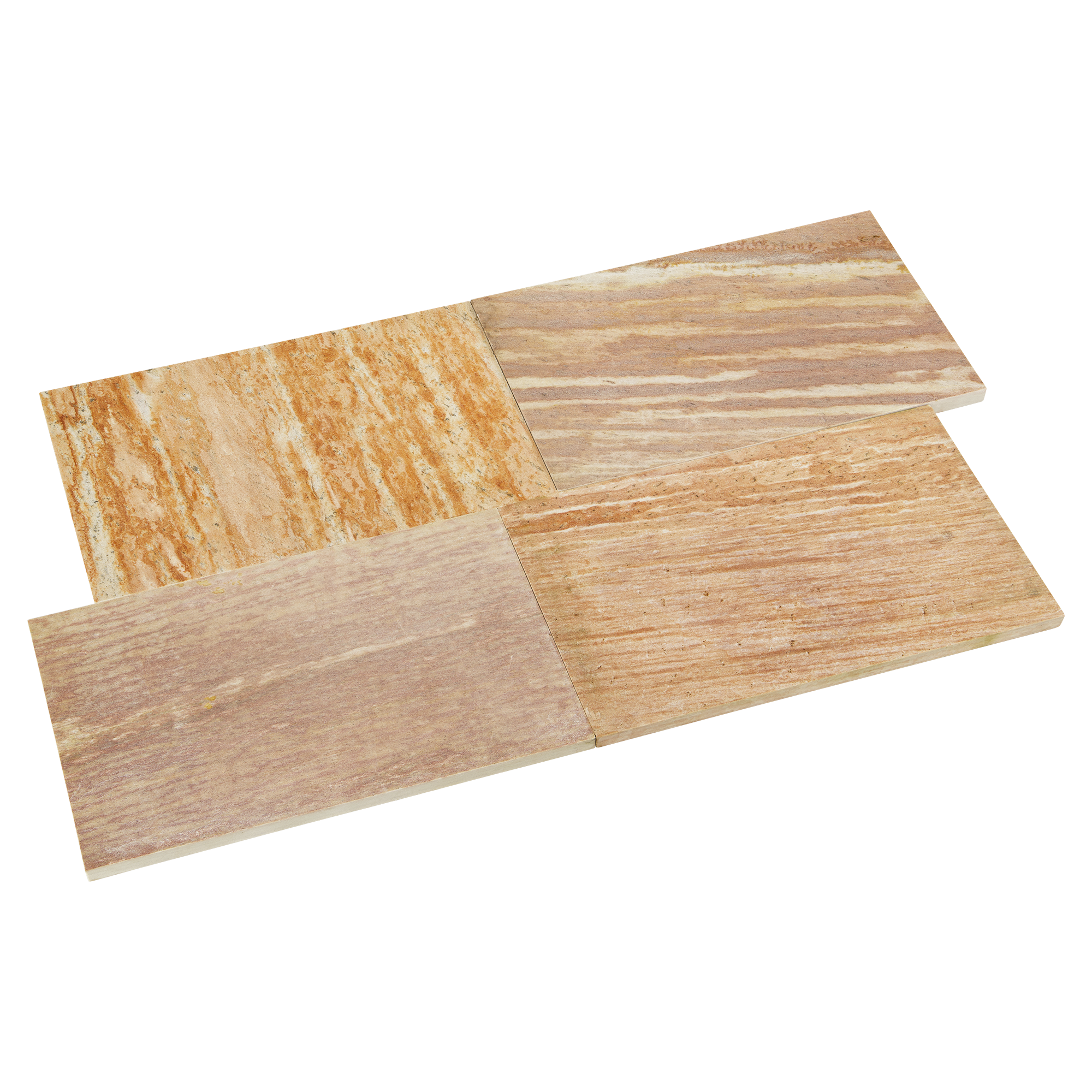 Terrassenplatten Quarzitplatten Rio Rosa