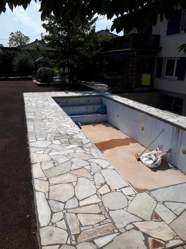 Polygonalplatten Grün ''Rio''