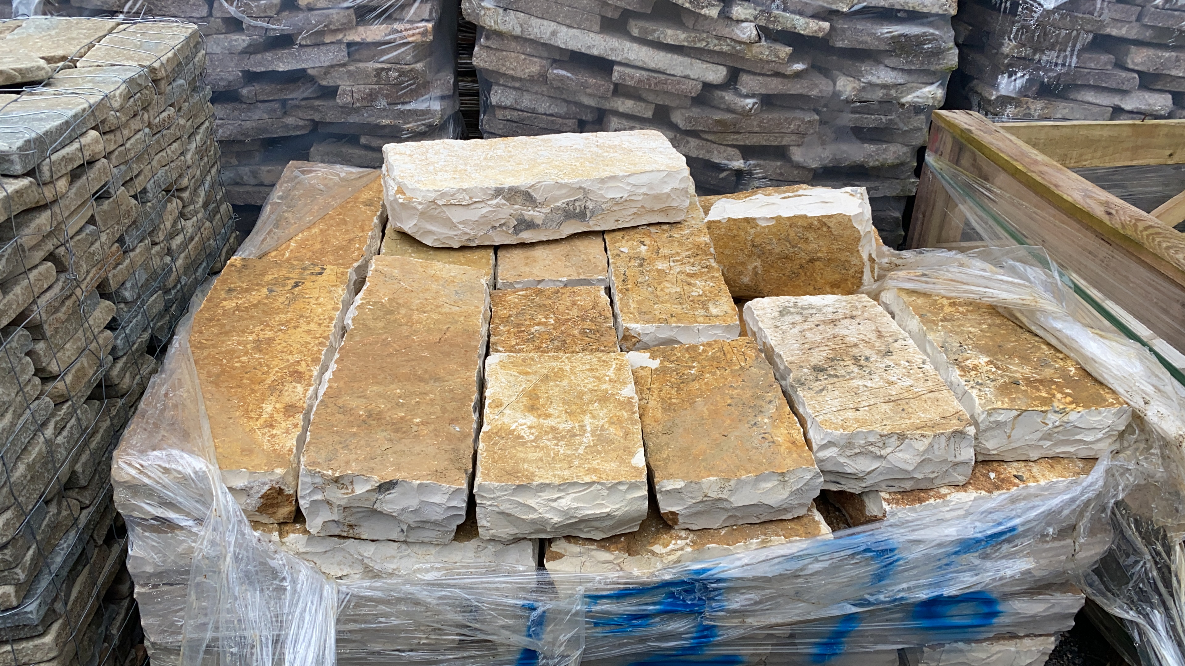 Trockenmauersteine Gelb “Mediterrane”